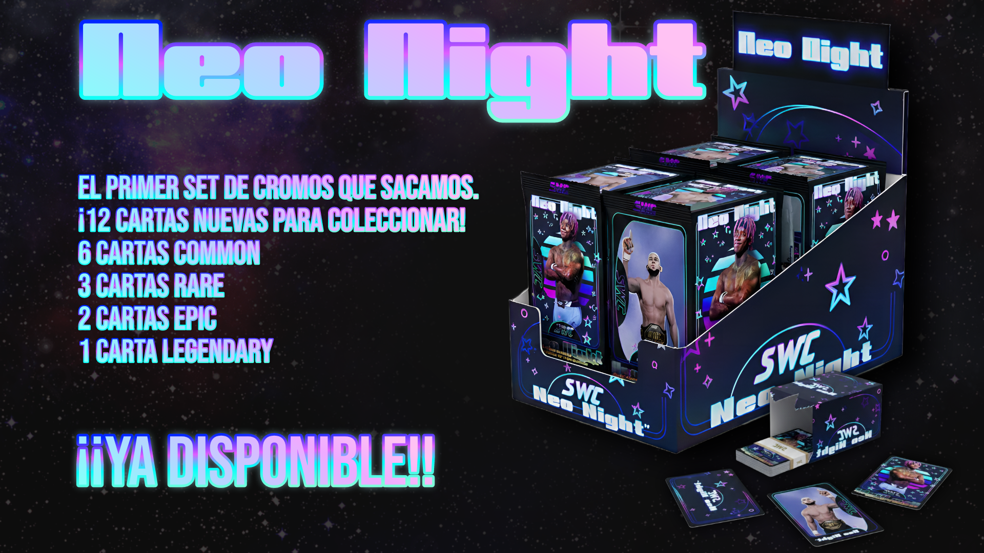Nuevo set de cromos, "Neo Night"